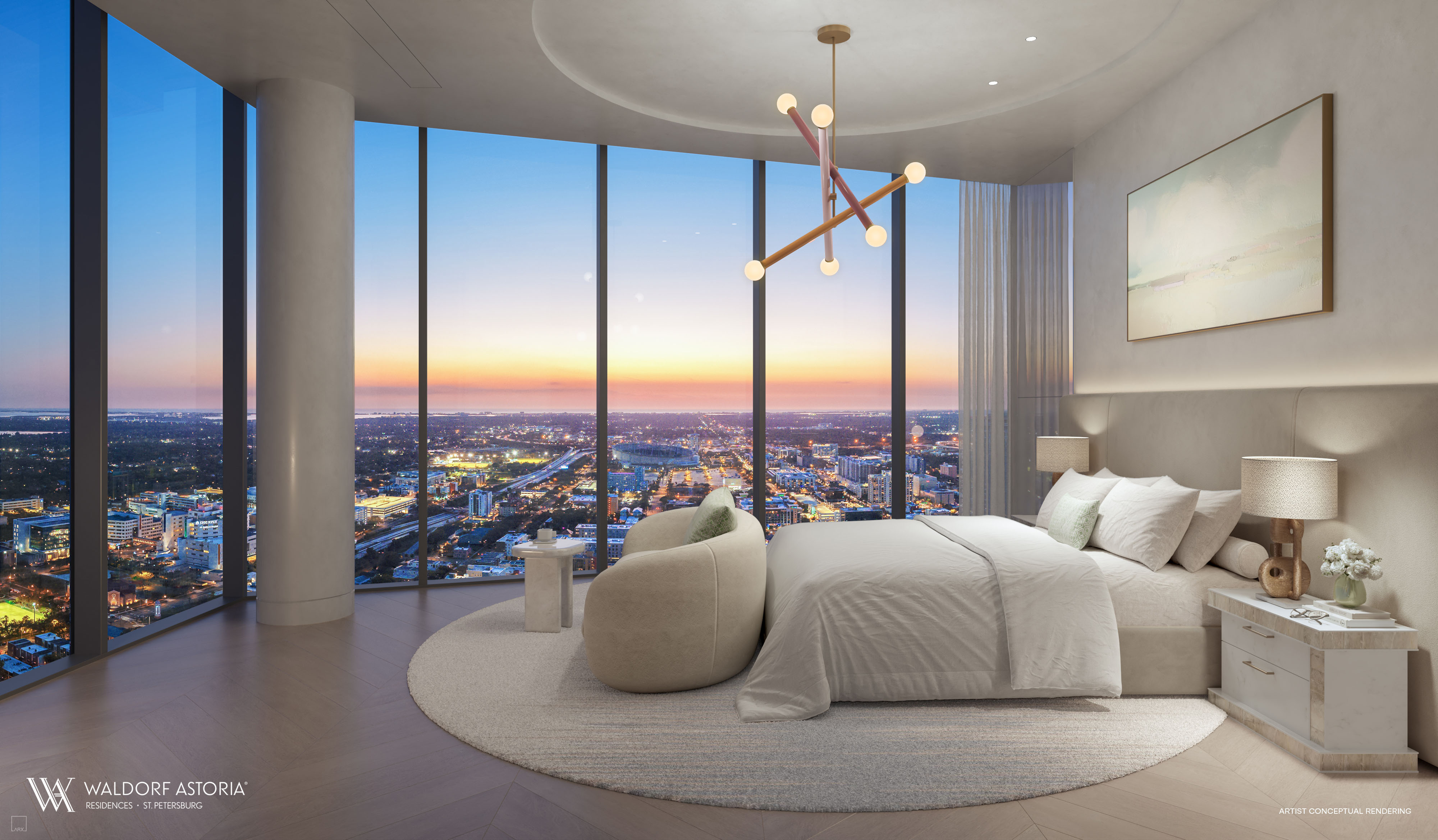 Waldorf Astoria St Petersburg primary bedroom